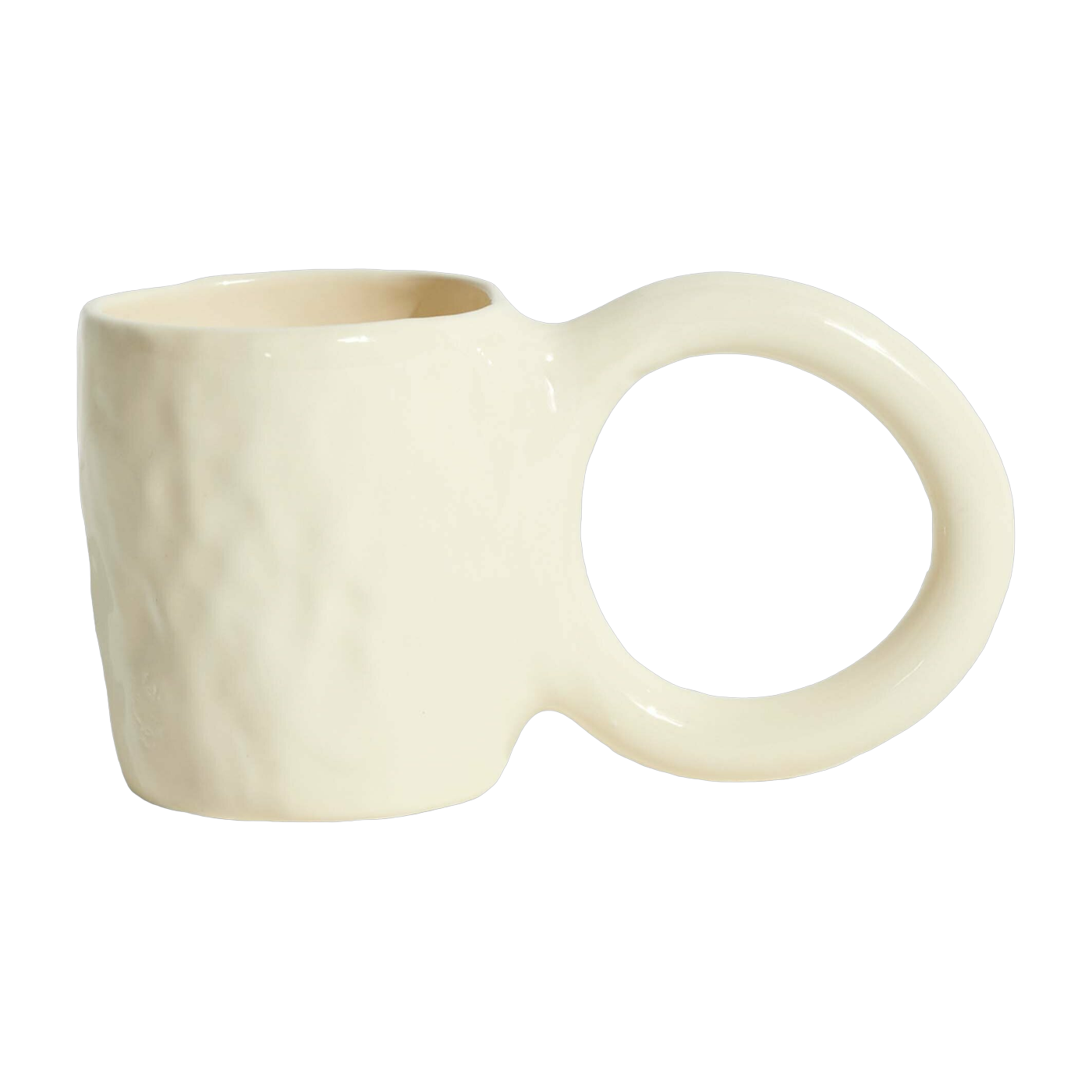 Steingutbecher Vanille 9 cm Donut -. Petite Friture