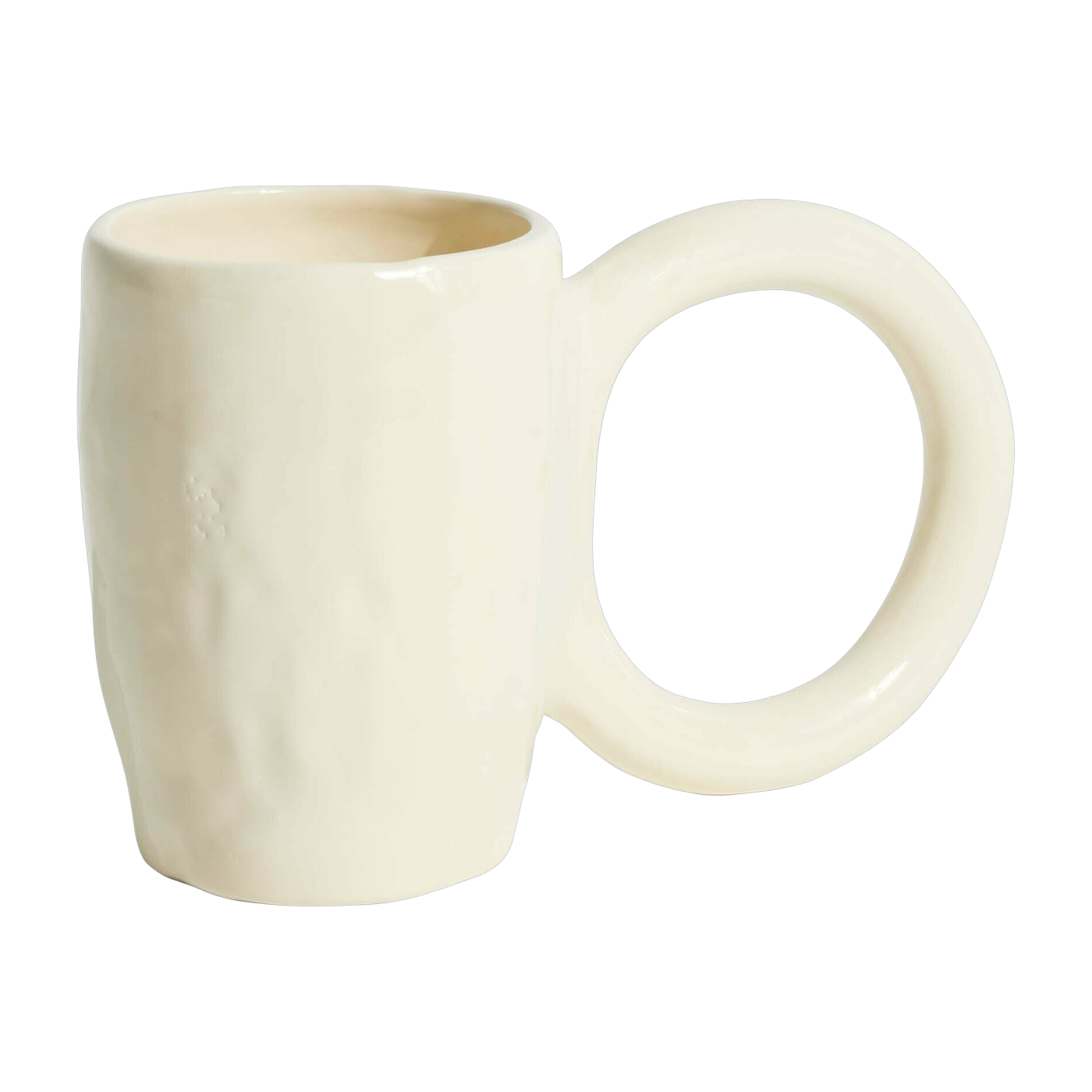 Steingutbecher Vanille 12 cm Donut -. Petite Friture