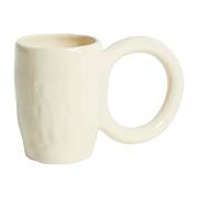 Vanilla earthenware mug 12 cm Donut - Petite Friture