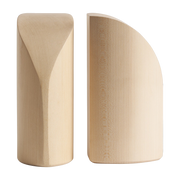 Set of 2 bookends in solid sycamore PI - Ethnicraft Accessories