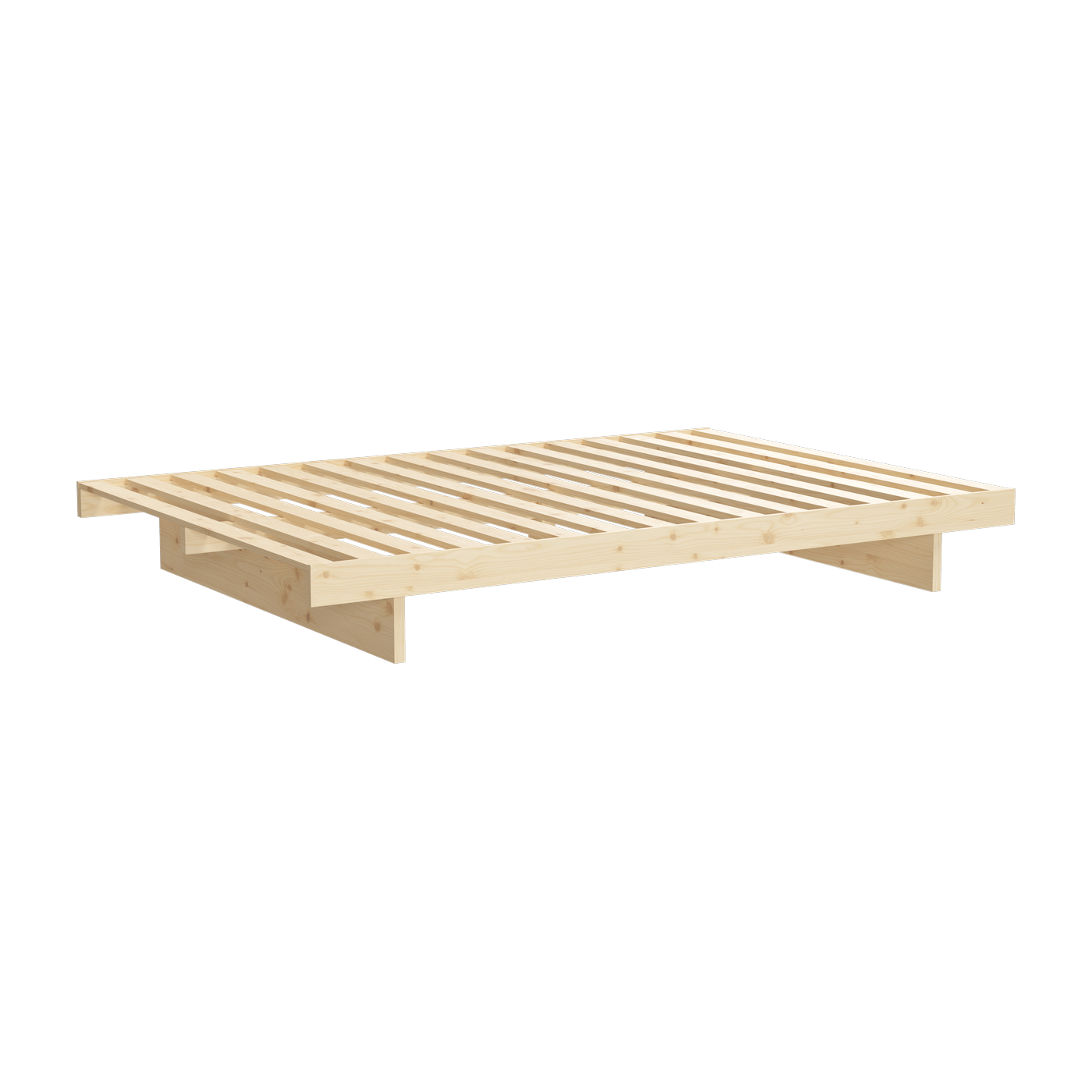 Sommier en bois de pin naturel 120x200cm Kanso - Karup Design