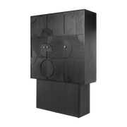 Cabinet rectangulaire en bois noir Zulgo - Versmissen