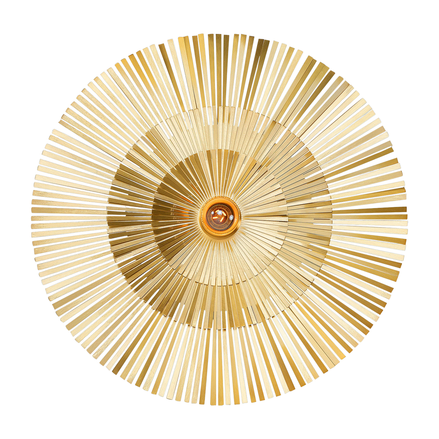 Lámpara de pared de latón dorado 60 cm Lafayette - Versmissen