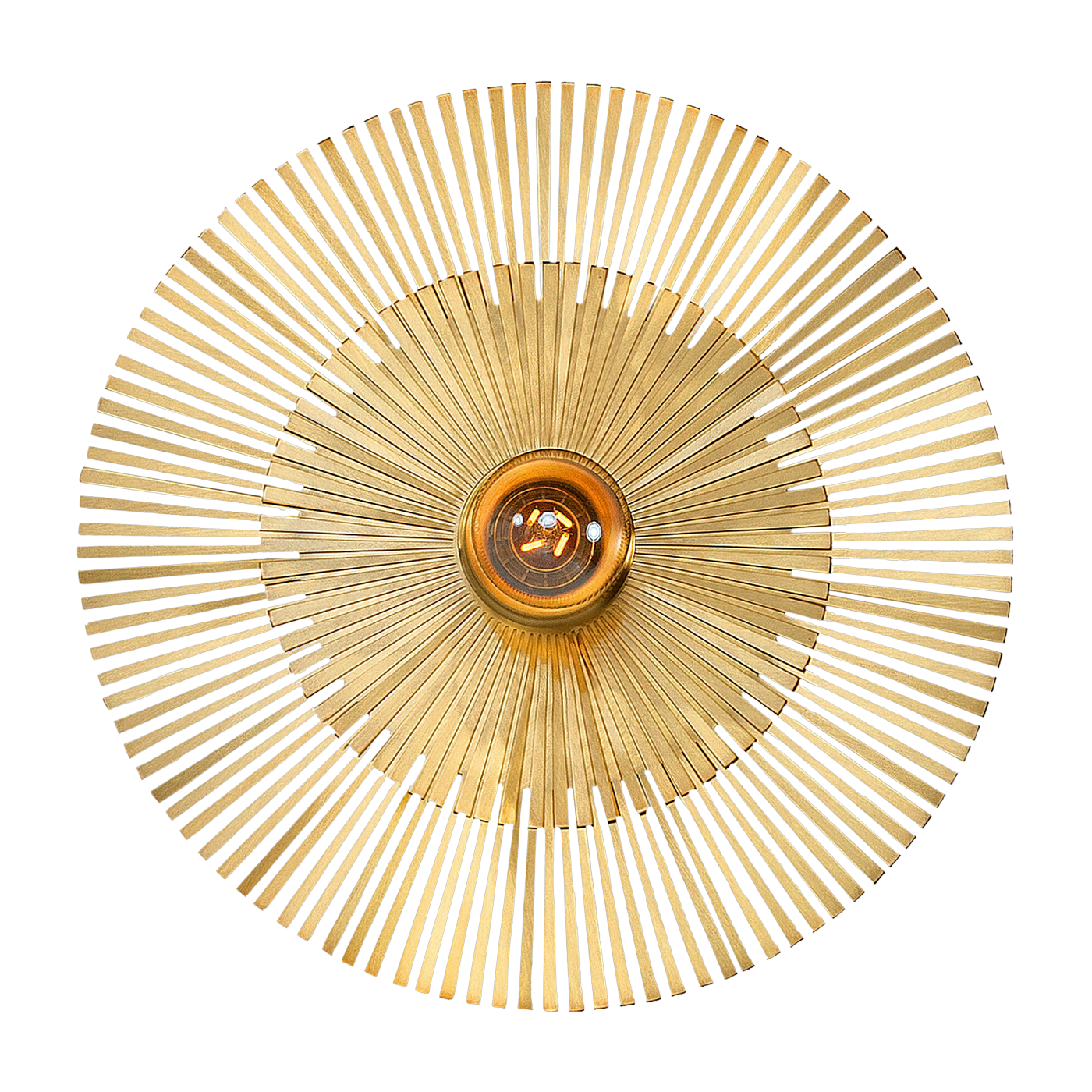 Lámpara de pared de latón dorado 36 cm Lafayette - Versmissen