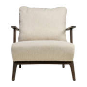 Okavango brown wooden armchair - Versmissen