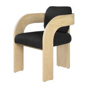 Chaise de salle à manger en bois beige Maravi - Versmissen