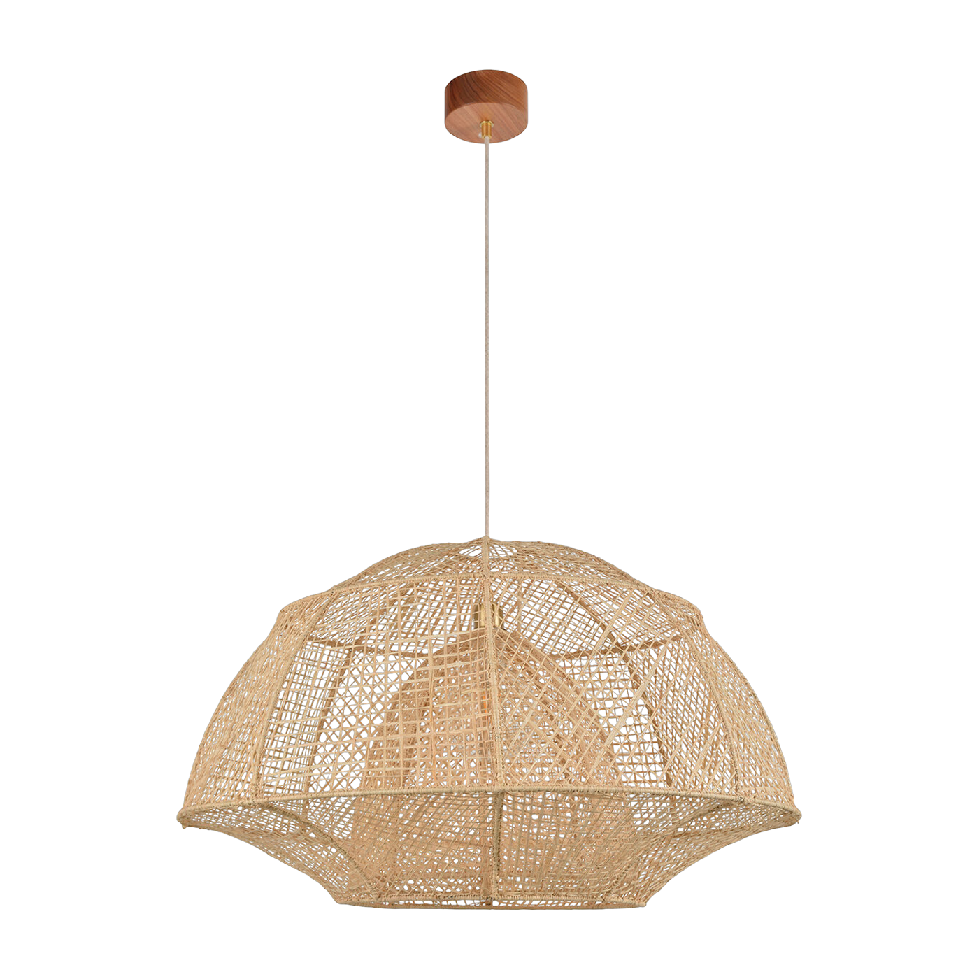 Lámpara colgante rafia natural 78 cm Odyssée - Market Set