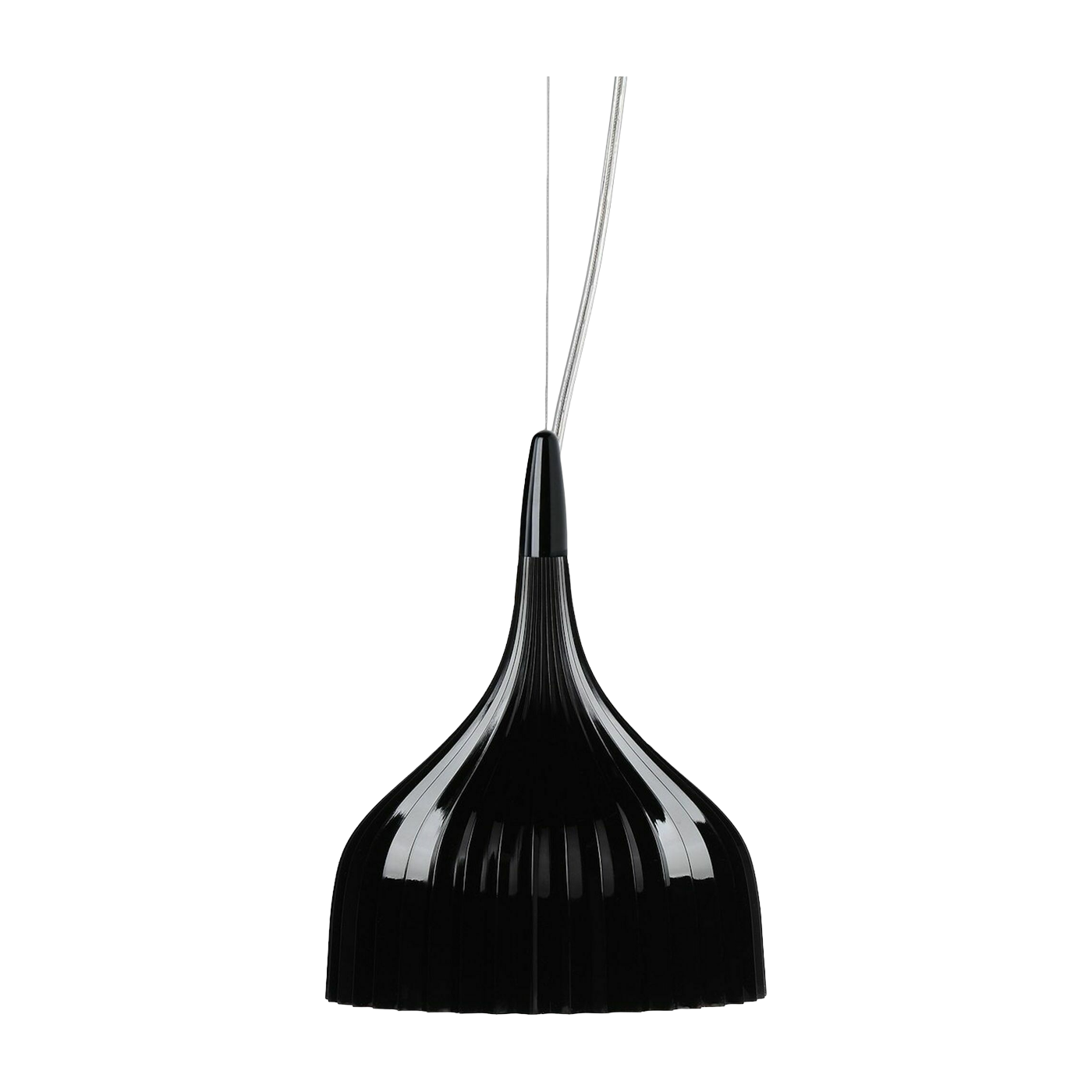Lampada a sospensione nera opaca 13, 5 cm E' - Kartell