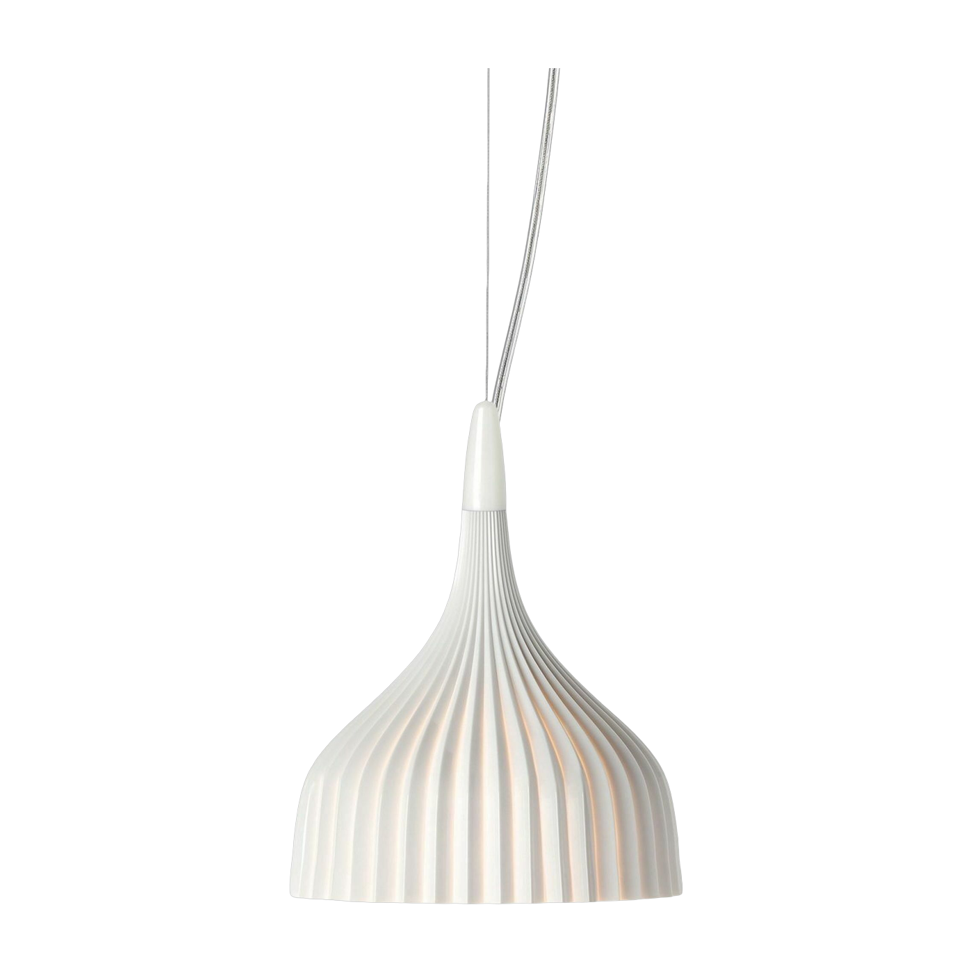 Lampada a sospensione bianca opaca 13, 5 cm E' - Kartell