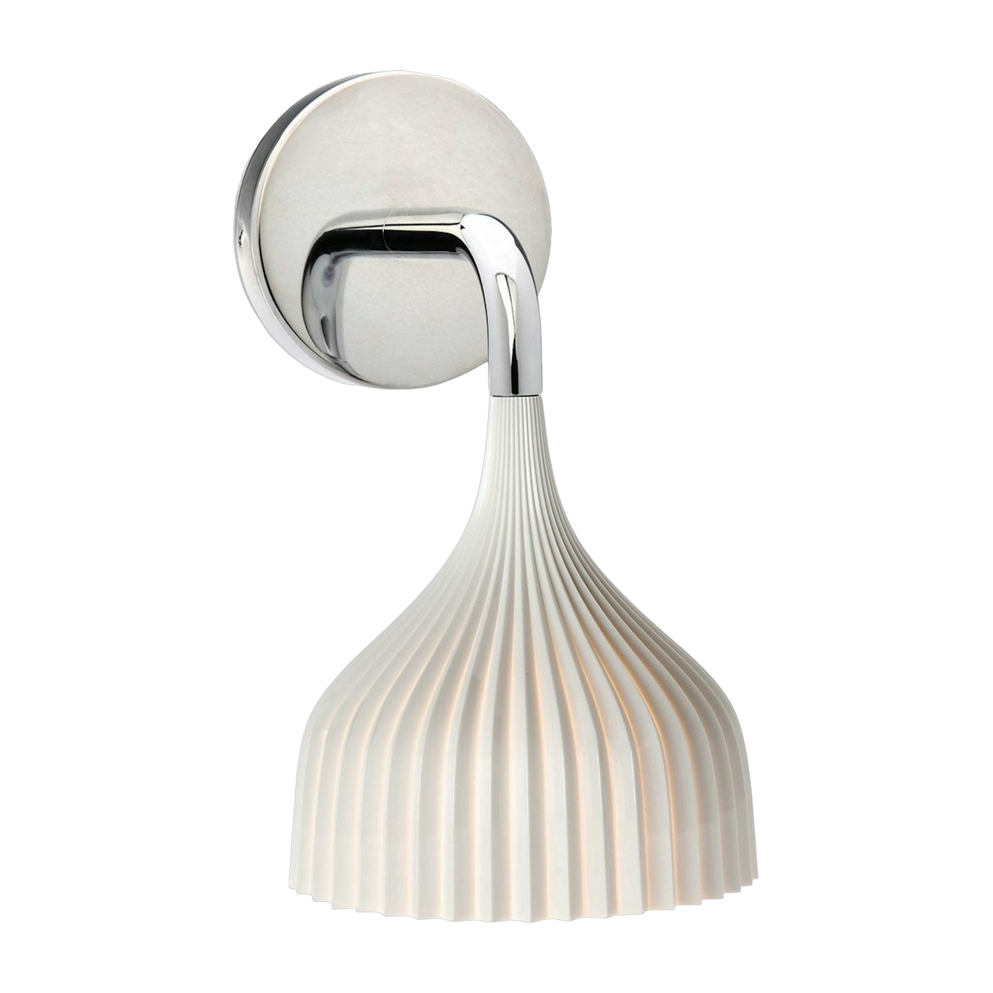 Lampada da parete bianca opaca 13, 5 cm E' - Kartell
