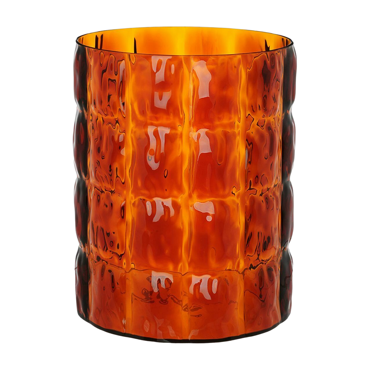 مزهرية محيكة بنية 23 سم Matelasse' - Kartell