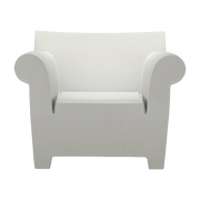 Sillón de jardín blanco 102 cm Bubble Club - Kartell