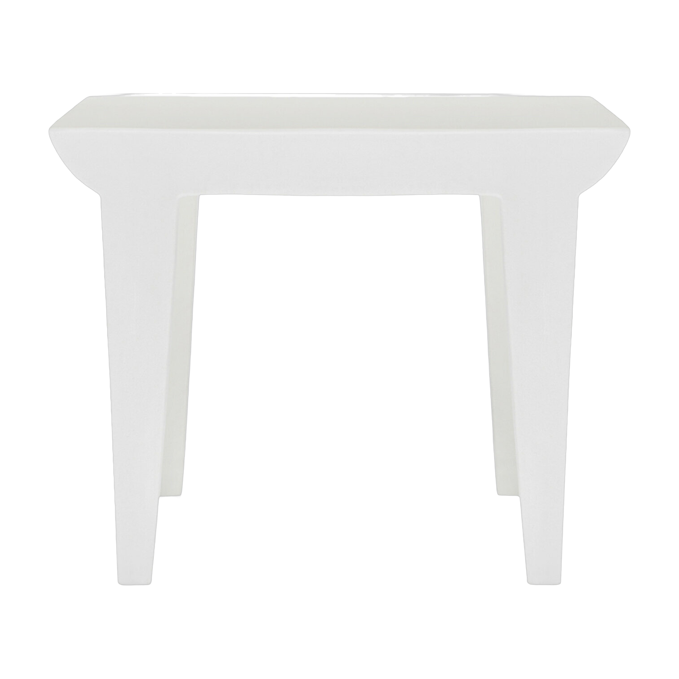 Square white coffee table Bubble Club - Kartell