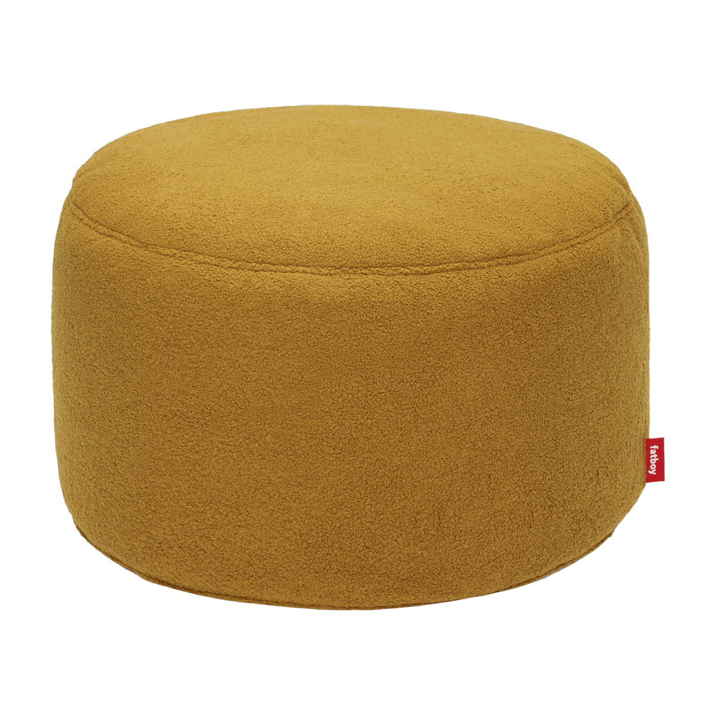 Cider yellow sherpa pouffe 40 x 70 cm Point - Fatboy
