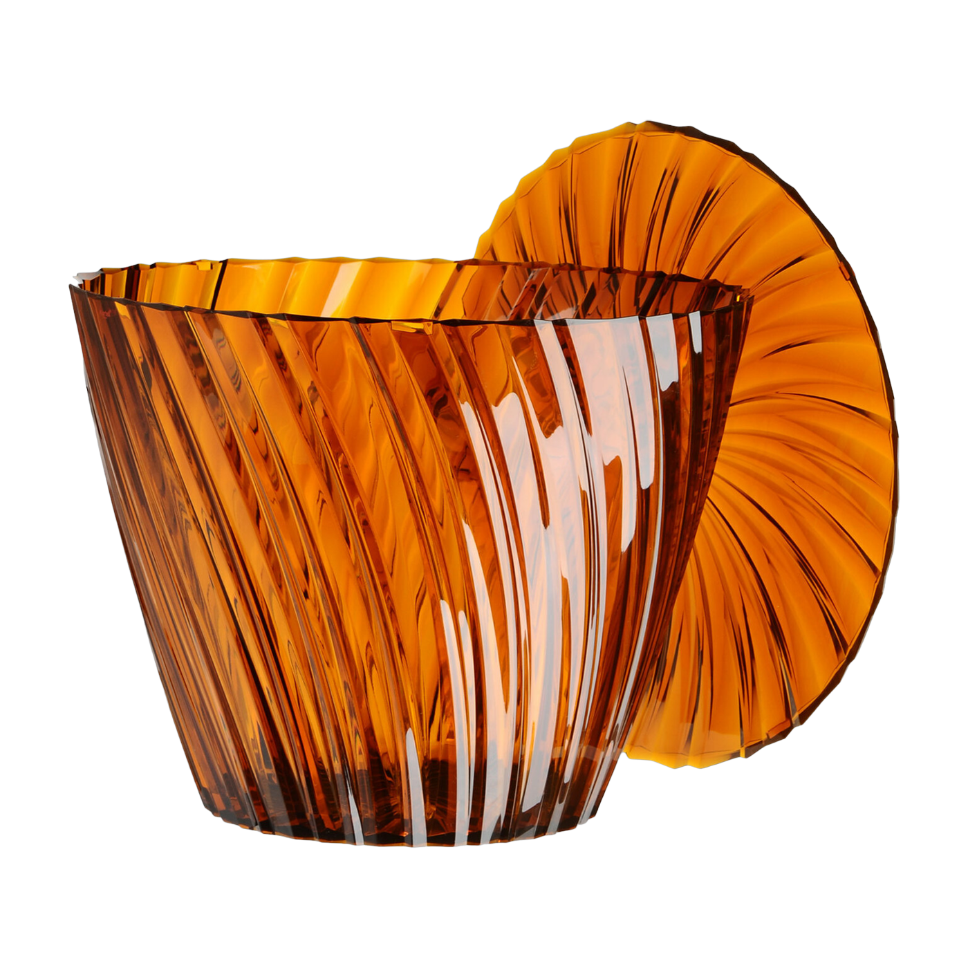 Brauner Beistelltisch Sparkle - - Kartell