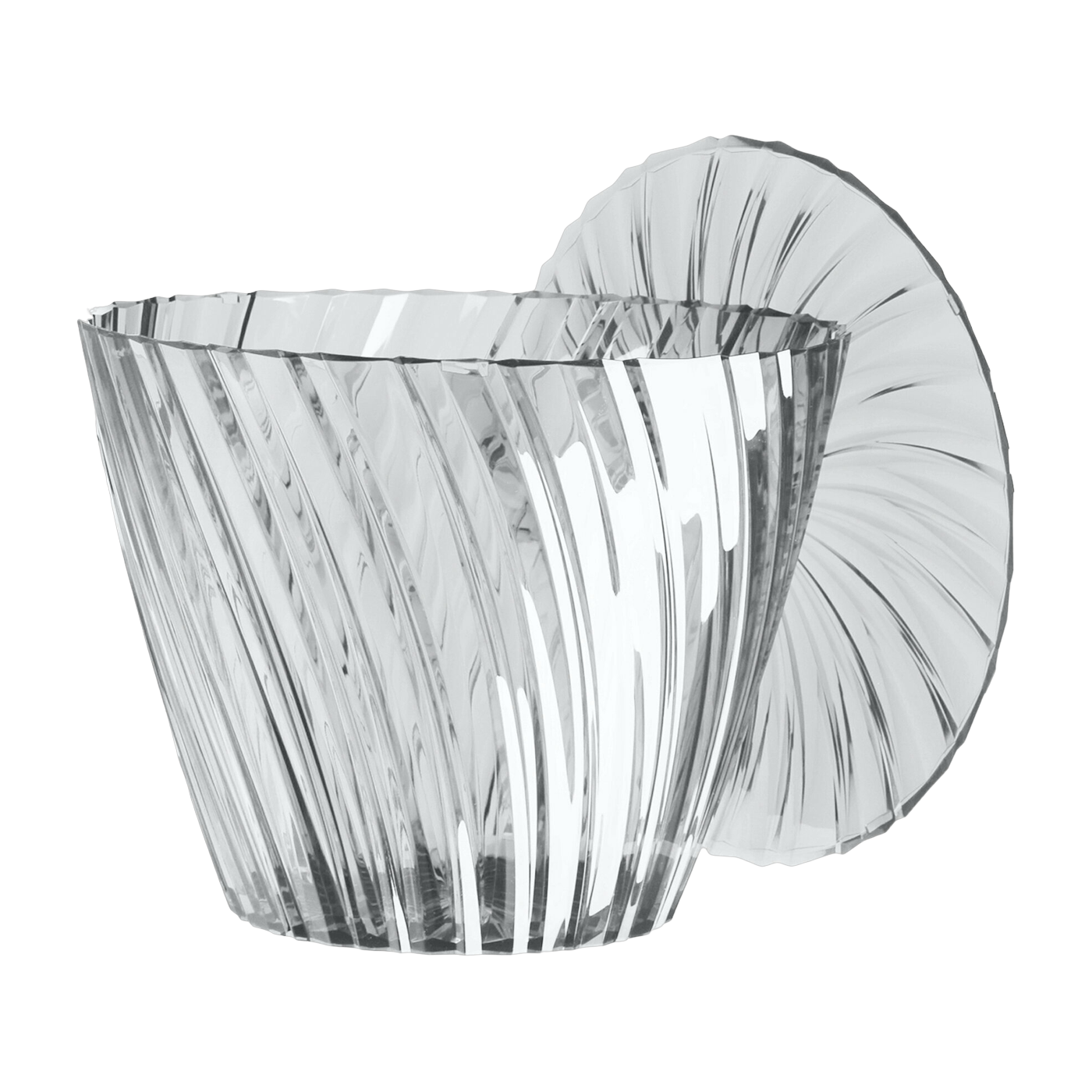 Transparenter Beistelltisch 45 cm Sparkle -. Kartell