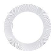 Saints round mirror with white metal lighting - Kartell