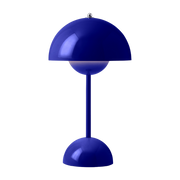Lampada da tavolo a batteria blu cobalto Flowerpot VP9 - &tradition
