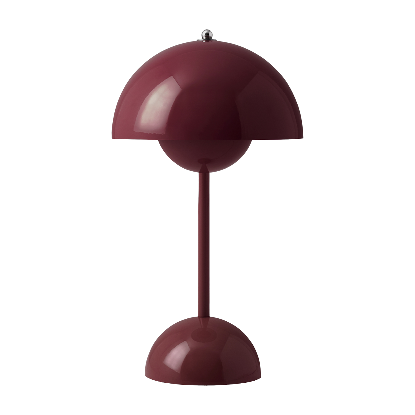 Lampe à poser sans fil dark plum Flowerpot VP9 - &tradition