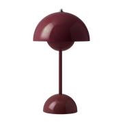 Cordless table lamp dark plum Flowerpot VP9 - &tradition