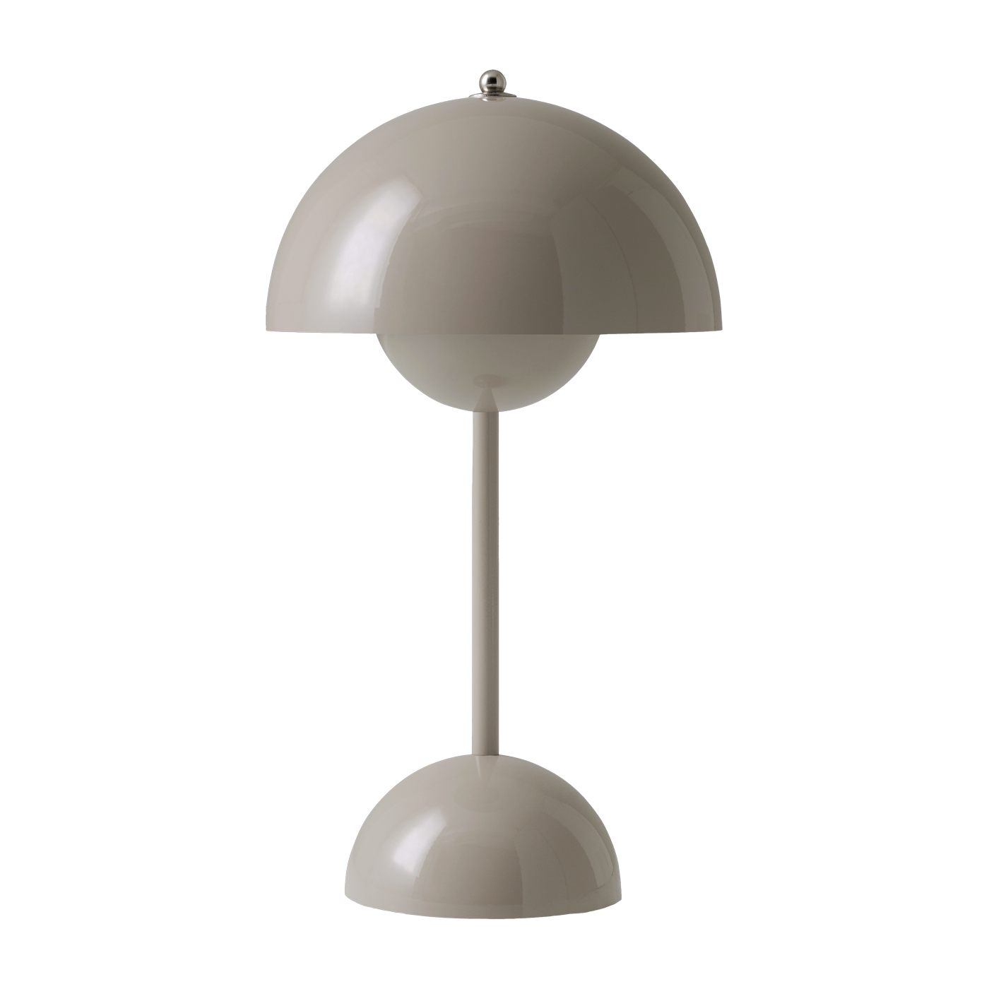 Lámpara de mesa inalámbrica beige gris Flowerpot VP9 - & tradition