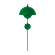 Wall lamp with green signal socket Flowerpot VP8 - &tradition