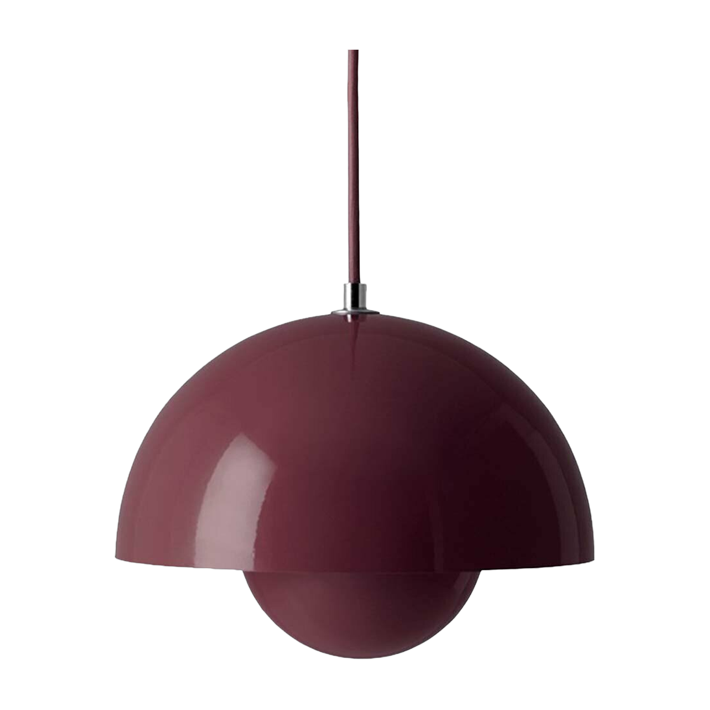 Sospensione prugna scura Flowerpot VP1 - &tradition