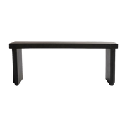 Concrete bench black coffee 120 x 35 cm Arc - 101 Copenhagen