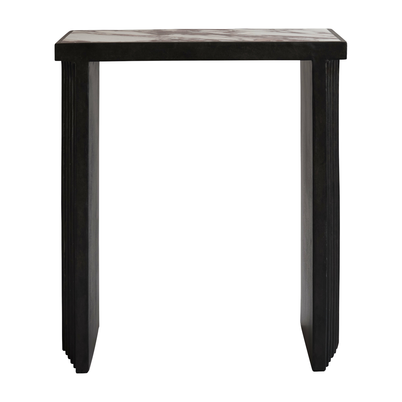 Console en béton et marbre blanc calacatta 70 x 33,5 cm Arc - 101 Copenhagen