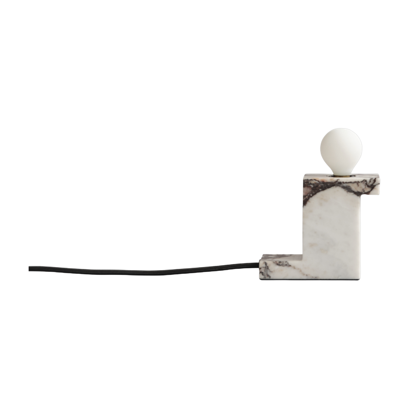 Lampada in marbre bianco calacatta 12, 5 x 5 cm Brick - 101 Copenhagen