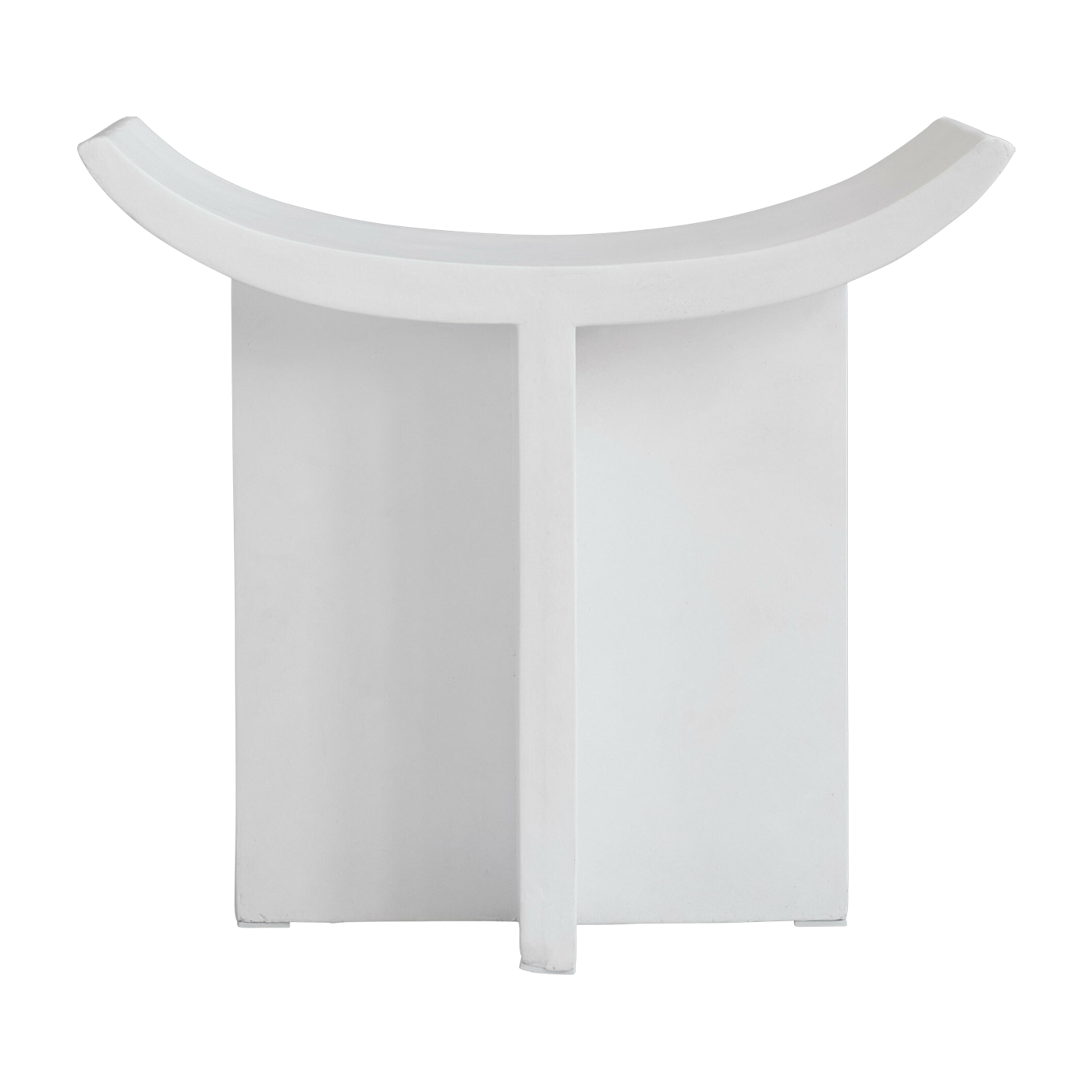 Sgabello in cemento bianco 60 x 25 cm Brutus - 101 Copenhagen