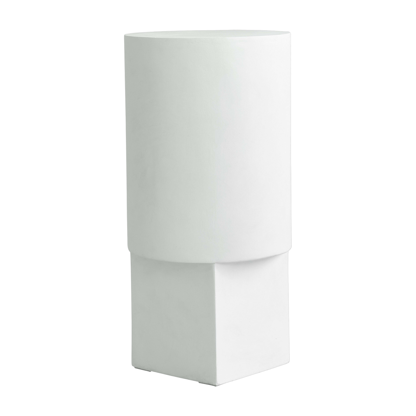 Columna mesa auxiliar de hormigón blanco 25 x 25 cm - Columna 101 Copenhagen
