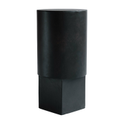 Column coffee-black concrete side table 25 x 25 cm - Column 101 Copenhagen