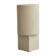 Sand beige concrete side table 25 x 25 cm Column - 101 Copenhagen