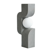 Dark grey ceramic lamp 16 x 9, 5 cm Sitting Man - 101 Copenhagen