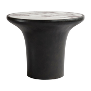 Table d'appoint en béton et marbre calacatta 45 x 45 cm Trumpet - 101 Copenhagen