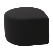 Anthracite grey bouclé pouf 70 x 60 cm Stilla - AYTM