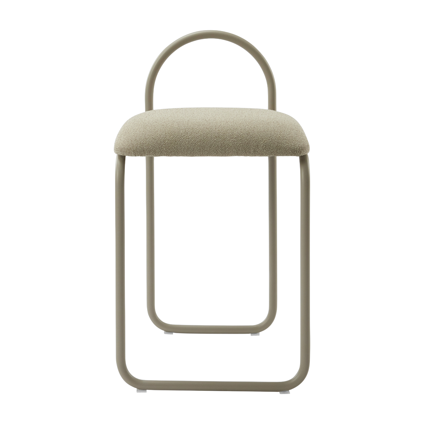 Taupe loop chair 37 x 39 cm Angui - AYTM