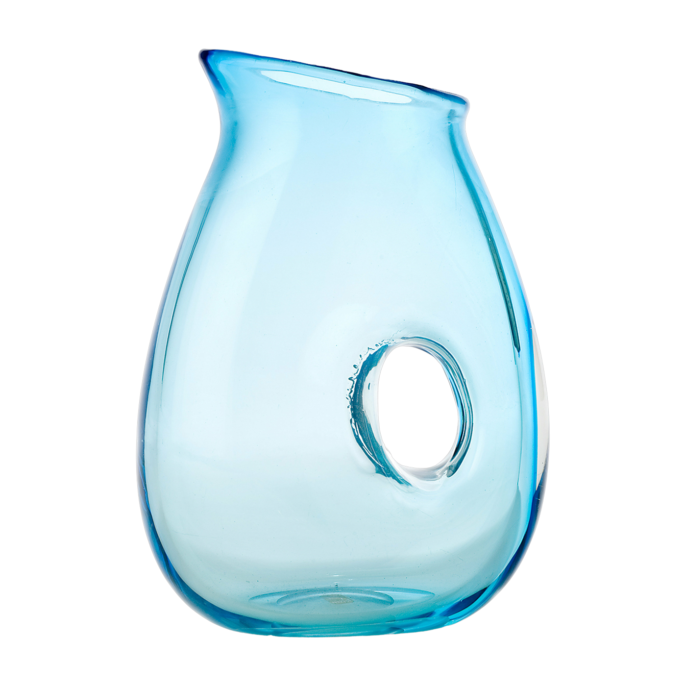 Krug aus Glas hellblau 22 cm -. Pols Potten
