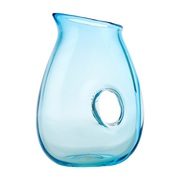 Krug aus Glas hellblau 22 cm -. Pols Potten