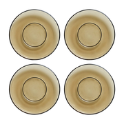 Saucers Mud Brown (Set Of 4) - HKLIVING