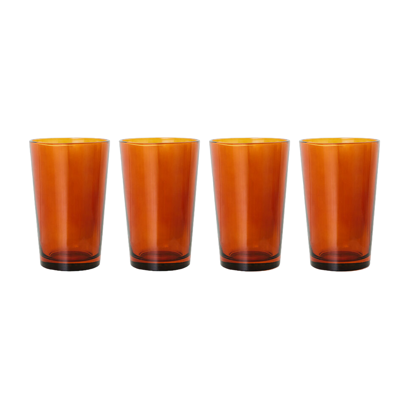 Vasos de Té Amber Marrón (Juego de 4) - HKliving