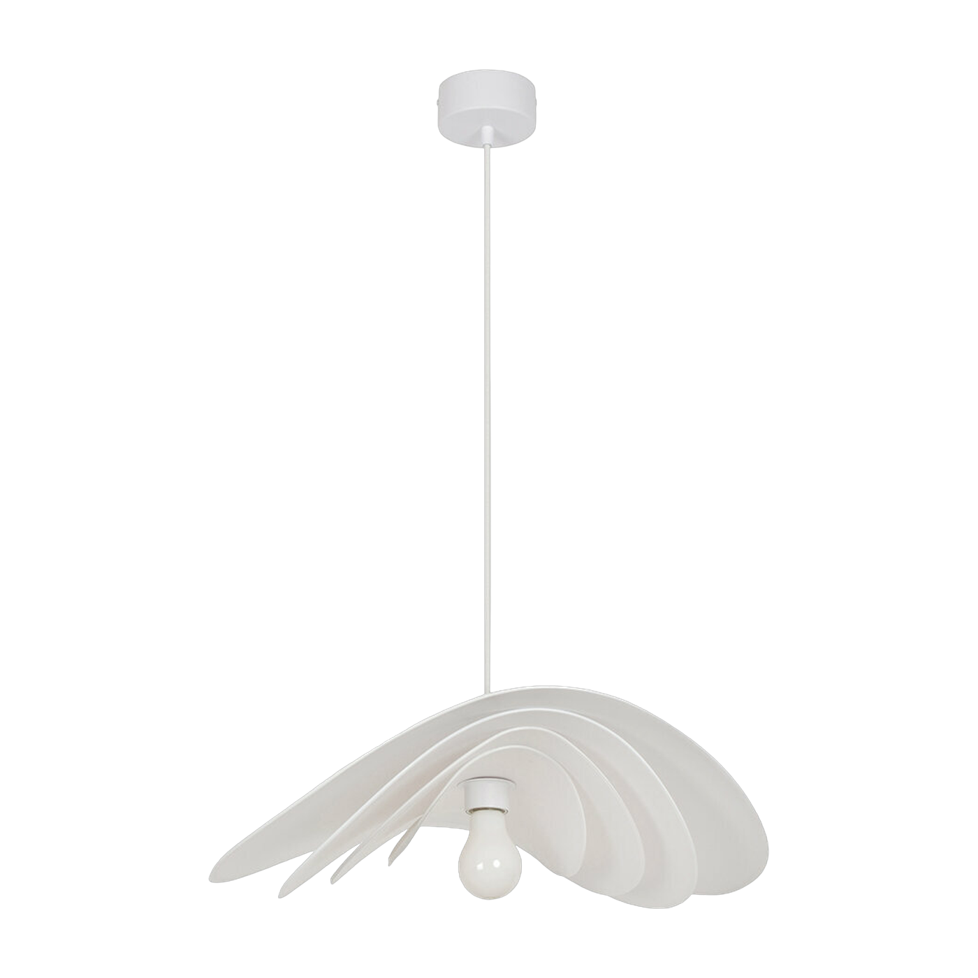 Hängeleuchte Papier Murano Weiß Market Set Selenitis D56Cm. - Market Set