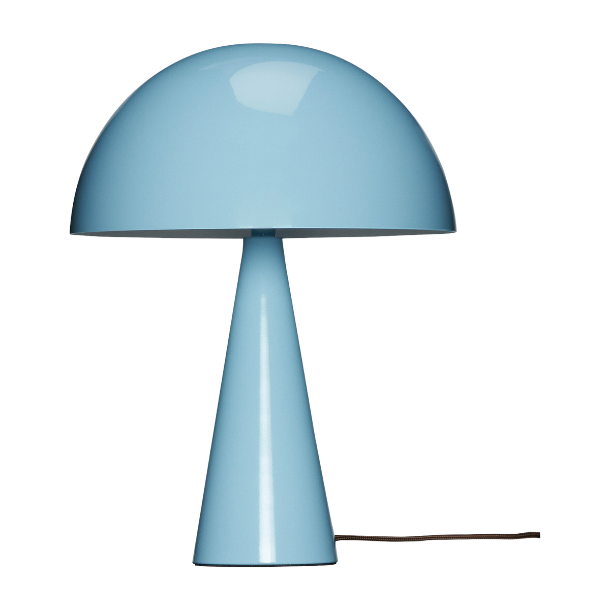 Lampe champignon en fer bleu clair 33 cm Mush Mini - Hübsch