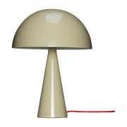 Mush Table Lamp Mini Sand/Red - Hübsch