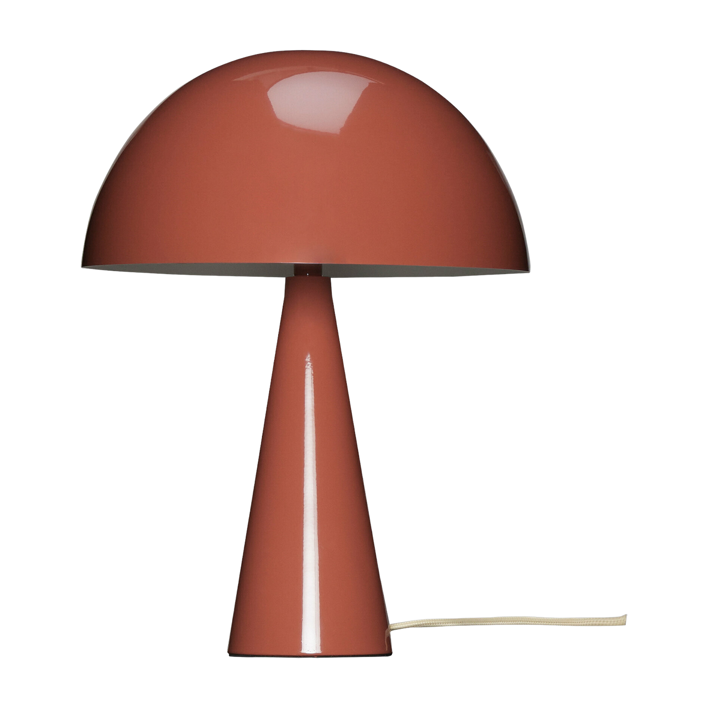 Mush Table Lamp Mini Maroon/Sand - Hübsch