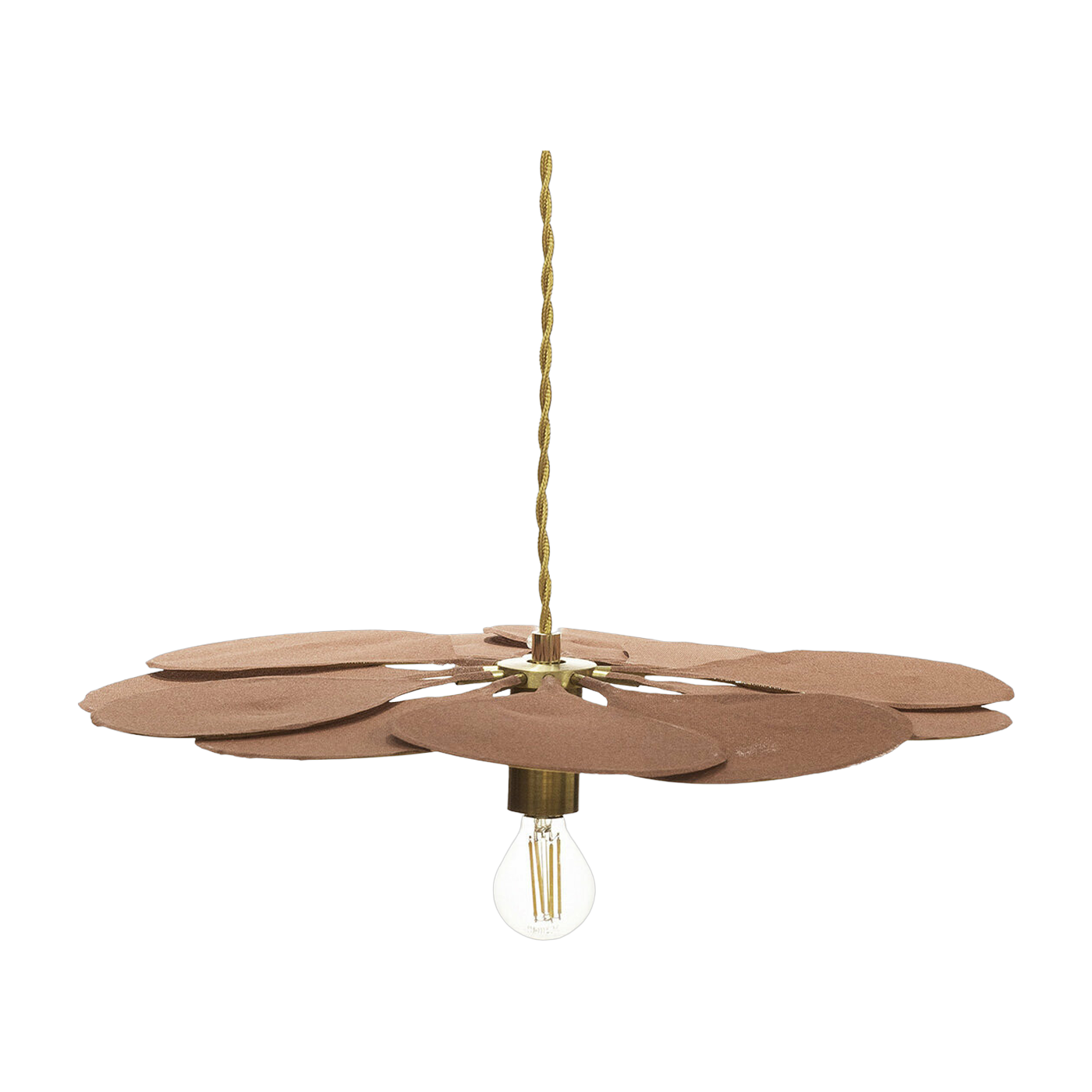 Cotton sienna pendant 40 cm Pale Précieuse - Georges