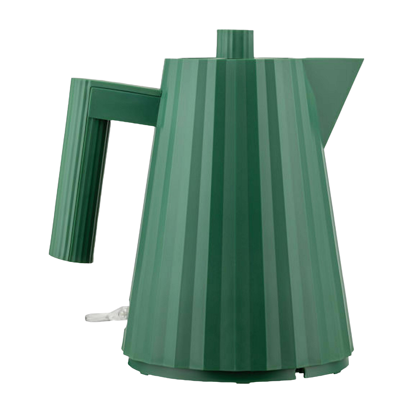 Bouilloire électrique en résine verte 100 cl Plissé - Alessi