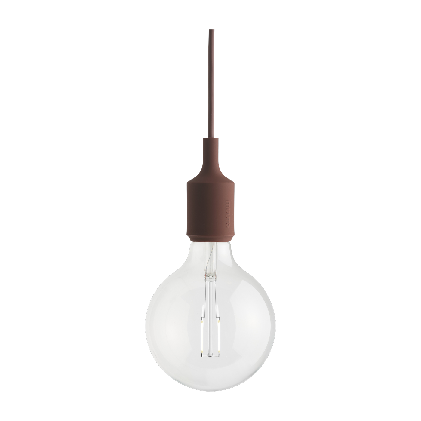 Lampada a sospensione in gomma rossa 12 x 23 cm E27 - Muuto