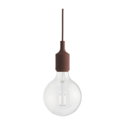 Lampada a sospensione in gomma rossa 12 x 23 cm E27 - Muuto